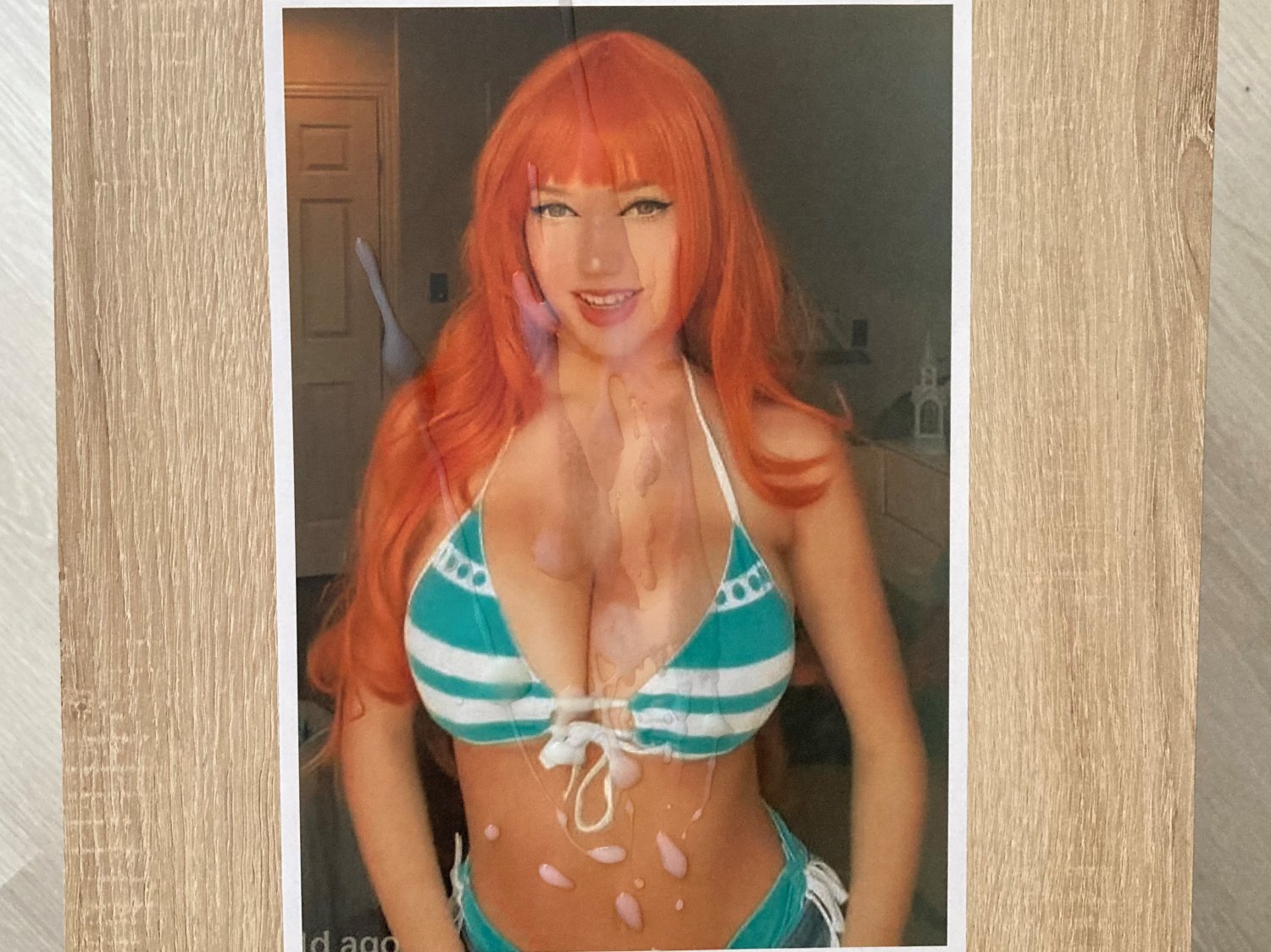 Mikahlynnn / mikahhlynn in Nami cosplay cum tribute #Dom6kBhX